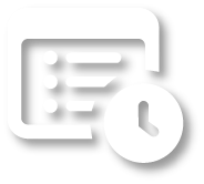 Project management timesheet tracking icon