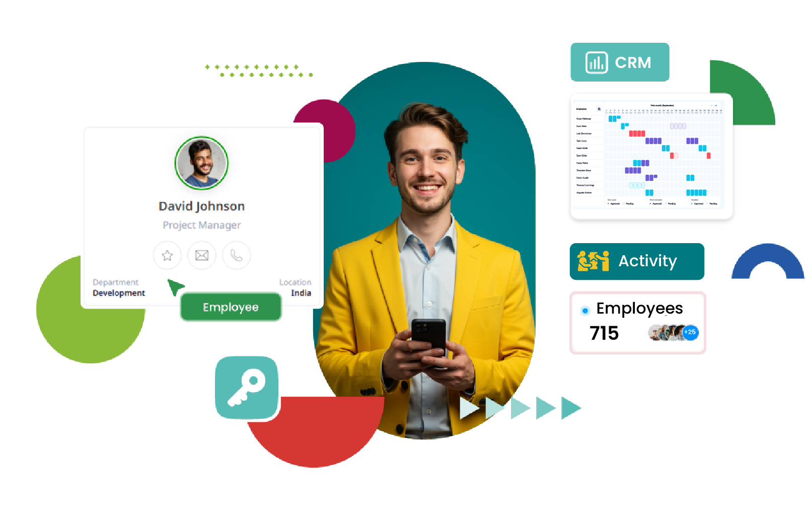 Customer relationship management CRM dashboard